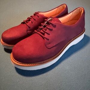Samuel Hubbard Burgundy Lace-Up Shoes NWOT Vibram soles